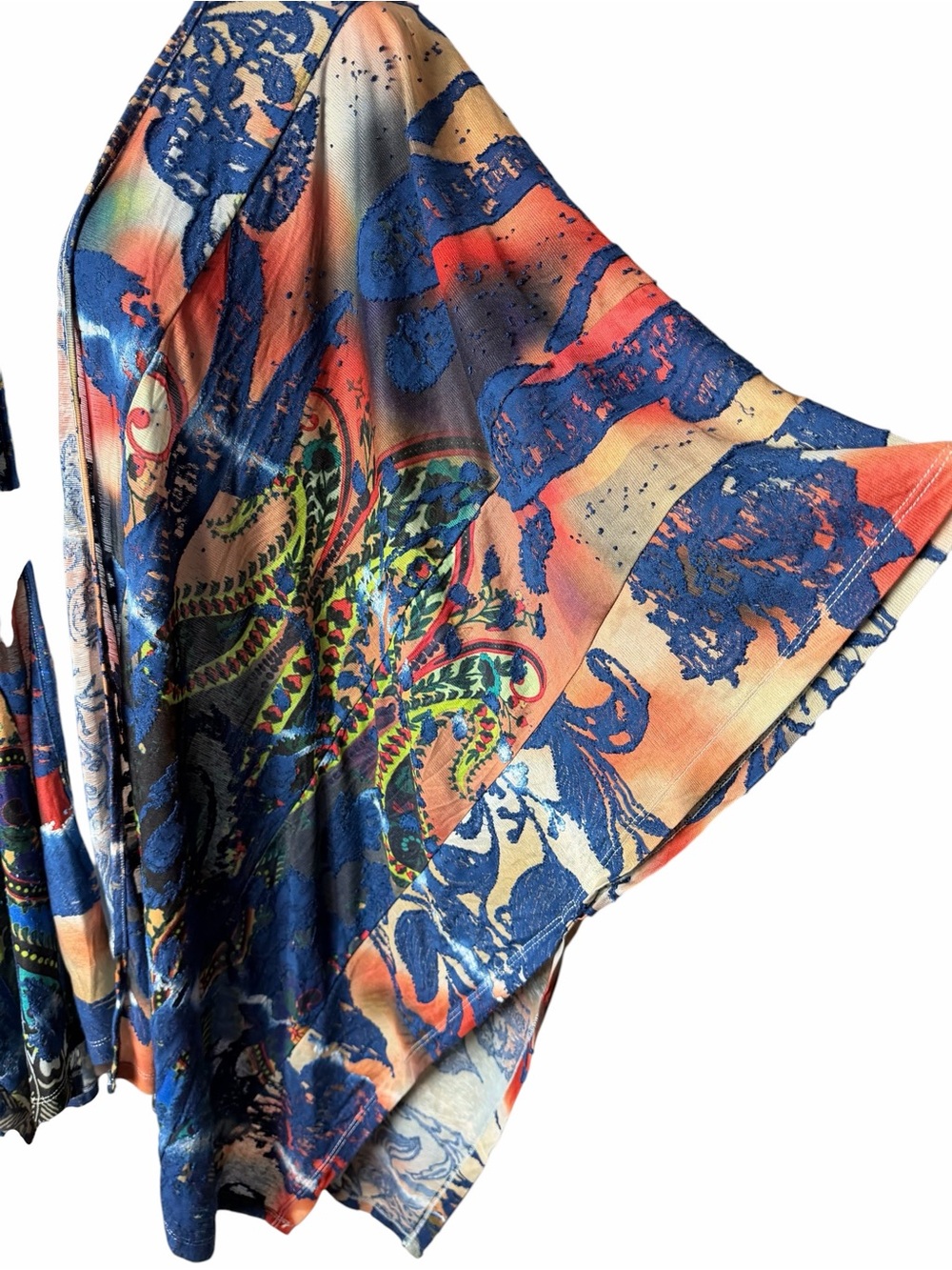 Soft Surroundings Kimono Cardigan Floral Duster Boho Lagenlook Lightweight OS - Picture 6 of 8